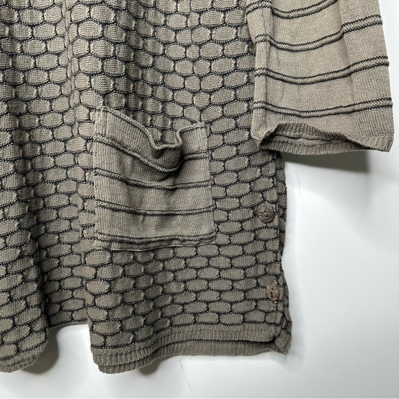 Margaret Winters Button Side Turtleneck Sweater Size Medium - Picture 3 of 7